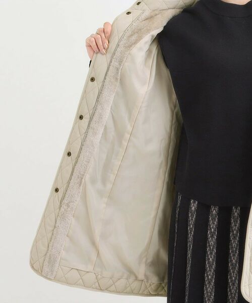 SHOO・LA・RUE / シューラルー その他アウター | 【撥水/フード取り外し可】自然にくびれる あったかダイヤ柄キルトコート【CIRCRIC】 | 詳細27