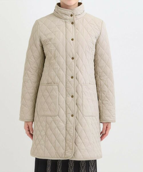 SHOO・LA・RUE / シューラルー その他アウター | 【撥水/フード取り外し可】自然にくびれる あったかダイヤ柄キルトコート【CIRCRIC】 | 詳細30