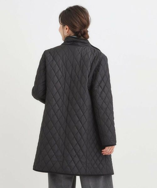 SHOO・LA・RUE / シューラルー その他アウター | 【撥水/フード取り外し可】自然にくびれる あったかダイヤ柄キルトコート【CIRCRIC】 | 詳細4