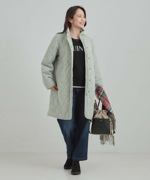 SHOO・LA・RUE / シューラルー その他アウター | 【撥水/フード取り外し可】冬に嬉しいこだわり満載 ひょうたん柄キルトコート【CIRCRIC】 | 詳細13