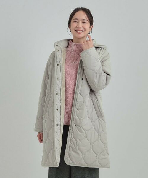 SHOO・LA・RUE / シューラルー その他アウター | 【撥水/フード取り外し可】冬に嬉しいこだわり満載 ひょうたん柄キルトコート【CIRCRIC】 | 詳細15