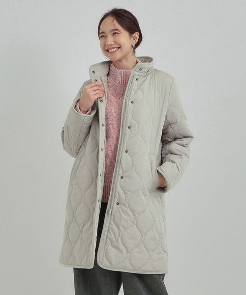 SHOO・LA・RUE / シューラルー その他アウター | 【撥水/フード取り外し可】冬に嬉しいこだわり満載 ひょうたん柄キルトコート【CIRCRIC】 | 詳細17