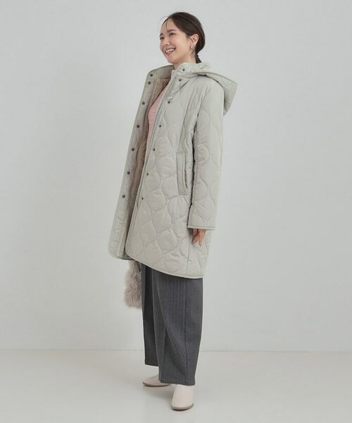 SHOO・LA・RUE / シューラルー その他アウター | 【撥水/フード取り外し可】冬に嬉しいこだわり満載 ひょうたん柄キルトコート【CIRCRIC】 | 詳細19