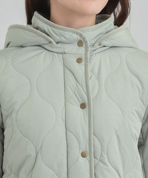 SHOO・LA・RUE / シューラルー その他アウター | 【撥水/フード取り外し可】冬に嬉しいこだわり満載 ひょうたん柄キルトコート【CIRCRIC】 | 詳細25