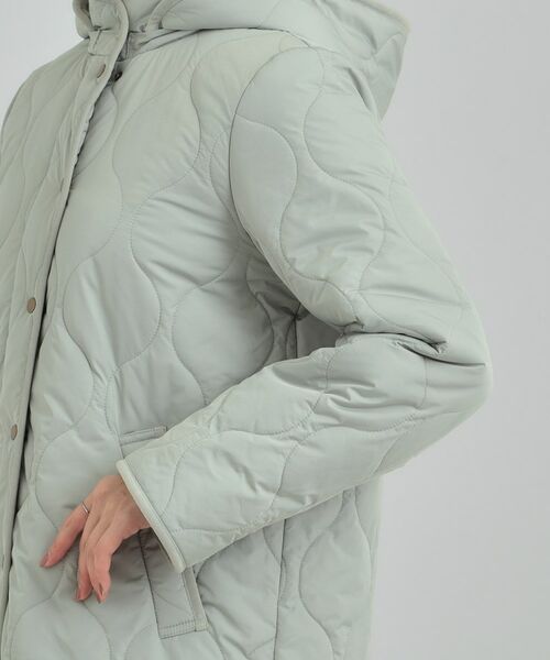 SHOO・LA・RUE / シューラルー その他アウター | 【撥水/フード取り外し可】冬に嬉しいこだわり満載 ひょうたん柄キルトコート【CIRCRIC】 | 詳細26