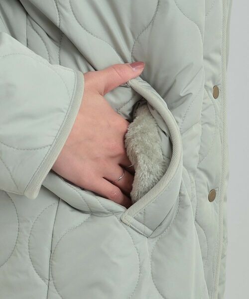 SHOO・LA・RUE / シューラルー その他アウター | 【撥水/フード取り外し可】冬に嬉しいこだわり満載 ひょうたん柄キルトコート【CIRCRIC】 | 詳細29