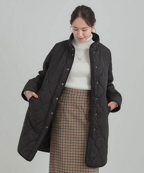 SHOO・LA・RUE / シューラルー その他アウター | 【撥水/フード取り外し可】冬に嬉しいこだわり満載 ひょうたん柄キルトコート【CIRCRIC】 | 詳細3