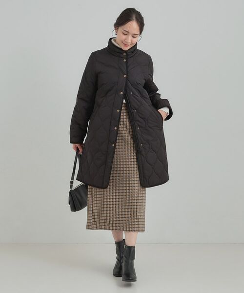 SHOO・LA・RUE / シューラルー その他アウター | 【撥水/フード取り外し可】冬に嬉しいこだわり満載 ひょうたん柄キルトコート【CIRCRIC】 | 詳細6