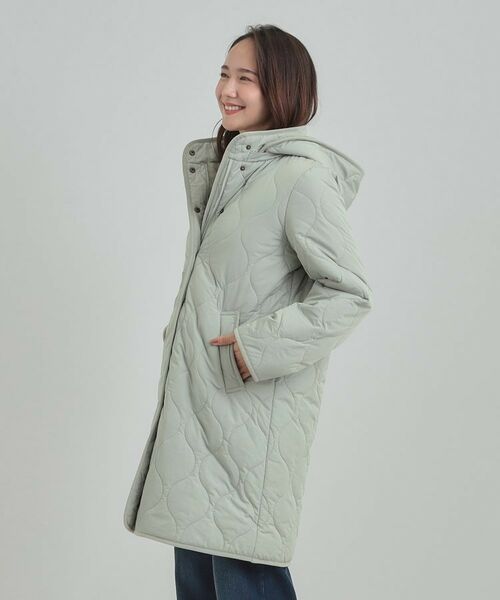 SHOO・LA・RUE / シューラルー その他アウター | 【撥水/フード取り外し可】冬に嬉しいこだわり満載 ひょうたん柄キルトコート【CIRCRIC】 | 詳細9