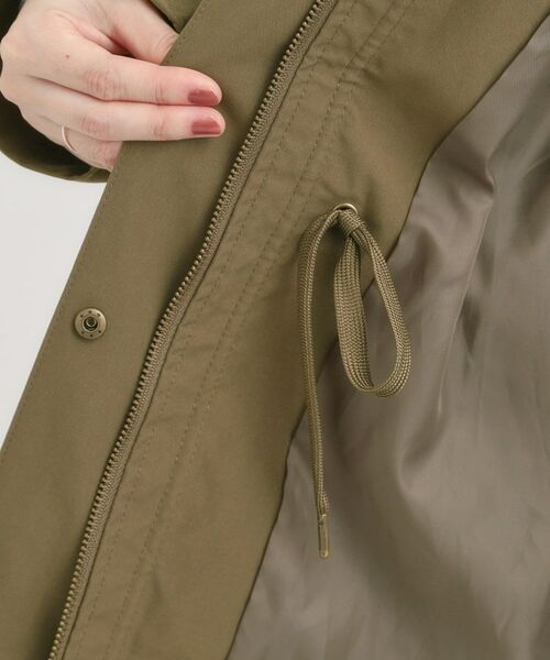 SHOO・LA・RUE / シューラルー ミリタリージャケット・コート | 【S-LL/撥水】腰回りをカバーする ロングミリタリーアウター | 詳細17