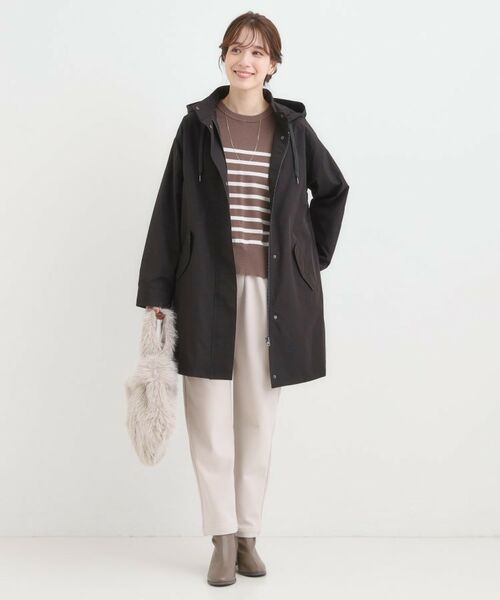 SHOO・LA・RUE / シューラルー ミリタリージャケット・コート | 【S-LL/撥水】腰回りをカバーする ロングミリタリーアウター | 詳細3