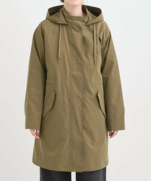 SHOO・LA・RUE / シューラルー ミリタリージャケット・コート | 【S-LL/撥水】腰回りをカバーする ロングミリタリーアウター | 詳細9