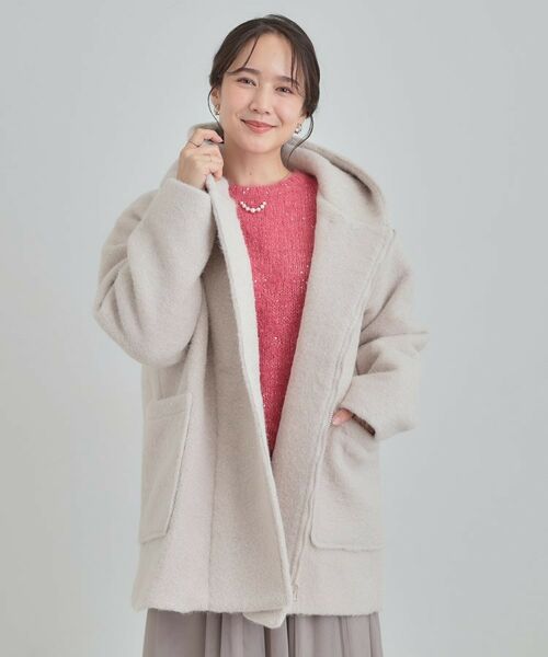 SHOO・LA・RUE / シューラルー その他アウター | スライバーフーディーコート | 詳細1