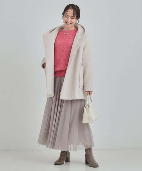 SHOO・LA・RUE / シューラルー その他アウター | スライバーフーディーコート | 詳細3