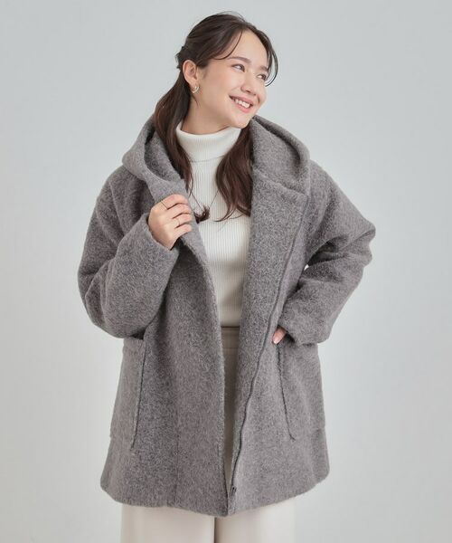 SHOO・LA・RUE / シューラルー その他アウター | スライバーフーディーコート | 詳細5