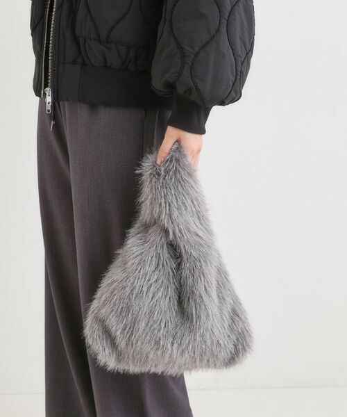 SHOO・LA・RUE / シューラルー トートバッグ | ラメ入りファートートバッグ | 詳細3