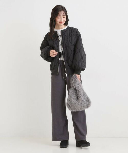 SHOO・LA・RUE / シューラルー トートバッグ | ラメ入りファートートバッグ | 詳細4