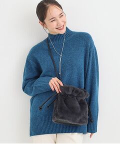 SHOO・LA・RUE / シューラルー ショルダーバッグ | フェイクファー巾着ショルダーバッグ