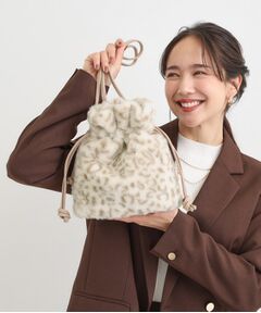 SHOO・LA・RUE / シューラルー ショルダーバッグ | フェイクファー巾着ショルダーバッグ