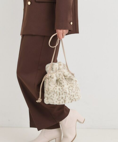SHOO・LA・RUE / シューラルー ショルダーバッグ | フェイクファー巾着ショルダーバッグ | 詳細7