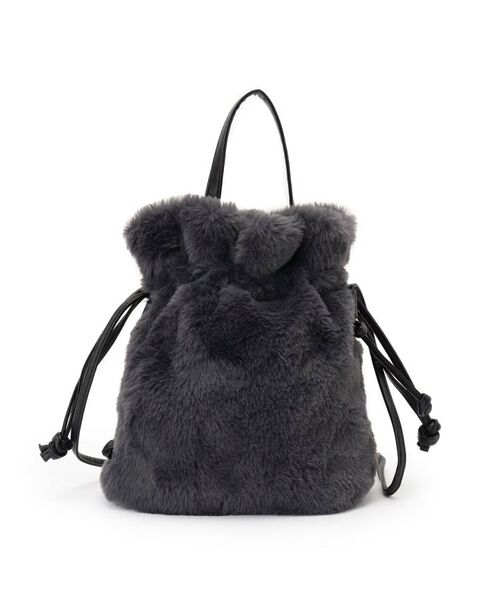 SHOO・LA・RUE / シューラルー ショルダーバッグ | フェイクファー巾着ショルダーバッグ | 詳細9