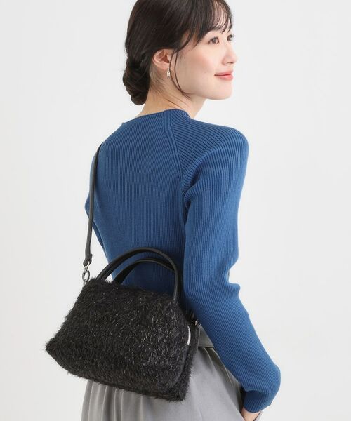 SHOO・LA・RUE / シューラルー ショルダーバッグ | ラメ入り生地ショルダーバッグ | 詳細3