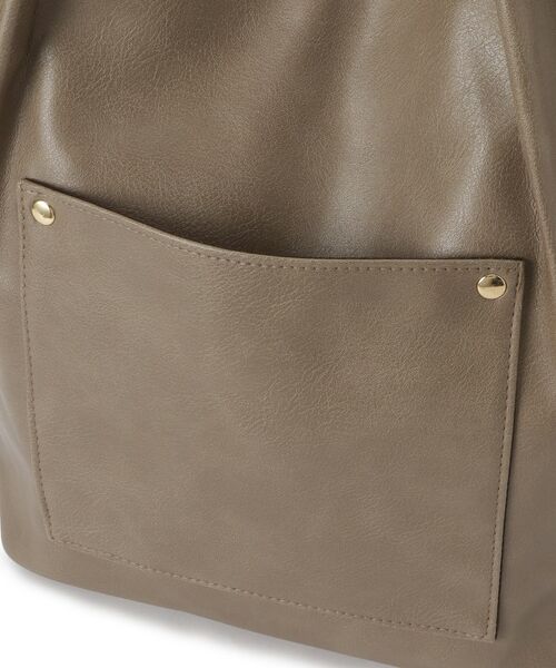 SHOO・LA・RUE / シューラルー トートバッグ | つや合皮つまみハンドルトートバッグ | 詳細18