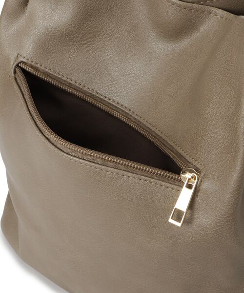 SHOO・LA・RUE / シューラルー トートバッグ | つや合皮つまみハンドルトートバッグ | 詳細19