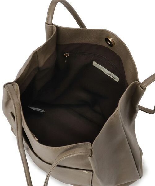 SHOO・LA・RUE / シューラルー トートバッグ | つや合皮つまみハンドルトートバッグ | 詳細20