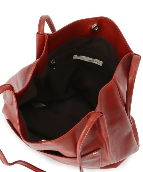 SHOO・LA・RUE / シューラルー トートバッグ | つや合皮つまみハンドルトートバッグ | 詳細22