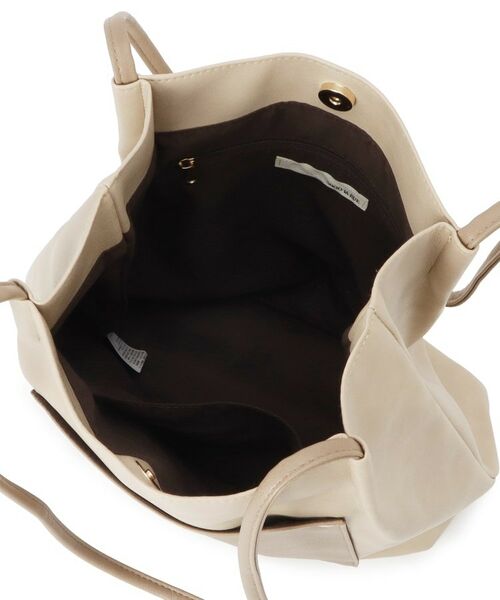 SHOO・LA・RUE / シューラルー トートバッグ | つや合皮つまみハンドルトートバッグ | 詳細24