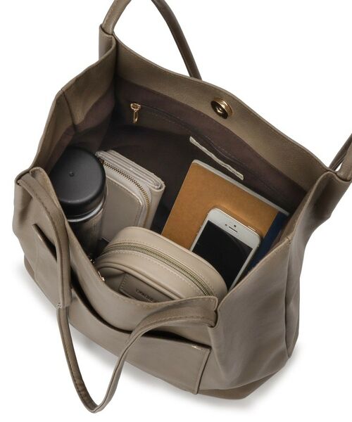 SHOO・LA・RUE / シューラルー トートバッグ | つや合皮つまみハンドルトートバッグ | 詳細25