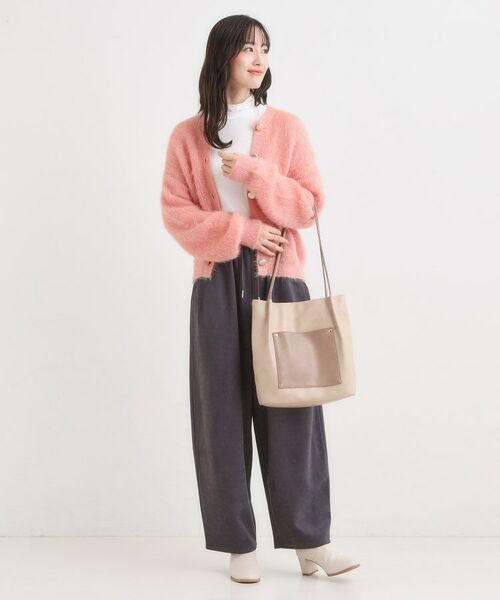 SHOO・LA・RUE / シューラルー トートバッグ | つや合皮つまみハンドルトートバッグ | 詳細7