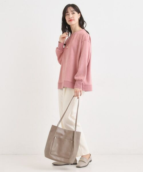 SHOO・LA・RUE / シューラルー トートバッグ | つや合皮つまみハンドルトートバッグ | 詳細9