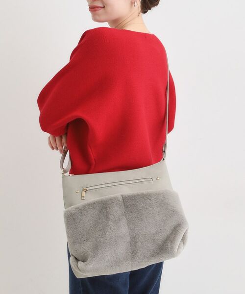 SHOO・LA・RUE / シューラルー ショルダーバッグ | ポケットフェイクファーショルダーバッグ | 詳細5