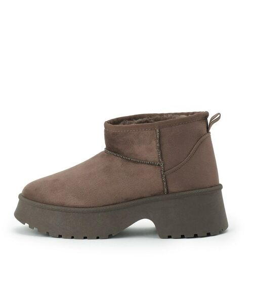 SHOO・LA・RUE / シューラルー ブーツ(ショート丈) | 曲がるフェイクムートンブーツ | 詳細2