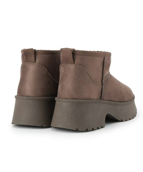 SHOO・LA・RUE / シューラルー ブーツ(ショート丈) | 曲がるフェイクムートンブーツ | 詳細3