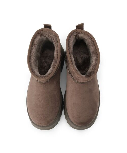 SHOO・LA・RUE / シューラルー ブーツ(ショート丈) | 曲がるフェイクムートンブーツ | 詳細4