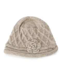 SHOO・LA・RUE / シューラルー ニットキャップ | お花ショートワッチ
