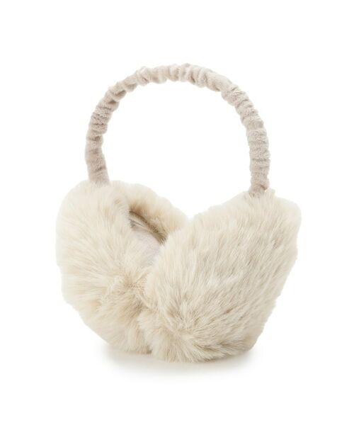 SHOO・LA・RUE / シューラルー ネックウォーマー・イヤーマフ | 【折りたたみ】フェイクファーイヤマフ（ベージュ(052)）