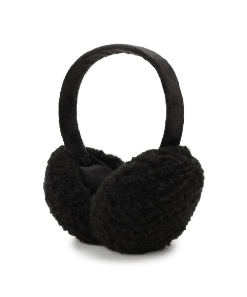 SHOO・LA・RUE / シューラルー ネックウォーマー・イヤーマフ | 【折りたたみ】ボアイヤマフ（ブラック(019)）