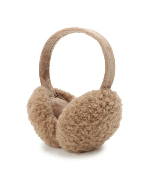 SHOO・LA・RUE / シューラルー ネックウォーマー・イヤーマフ | 【折りたたみ】ボアイヤマフ（モカブラウン(042)）