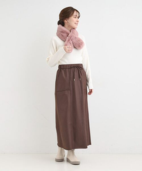 SHOO・LA・RUE / シューラルー マフラー・ショール・スヌード・ストール | フェイクファー差し込みマフラー | 詳細5