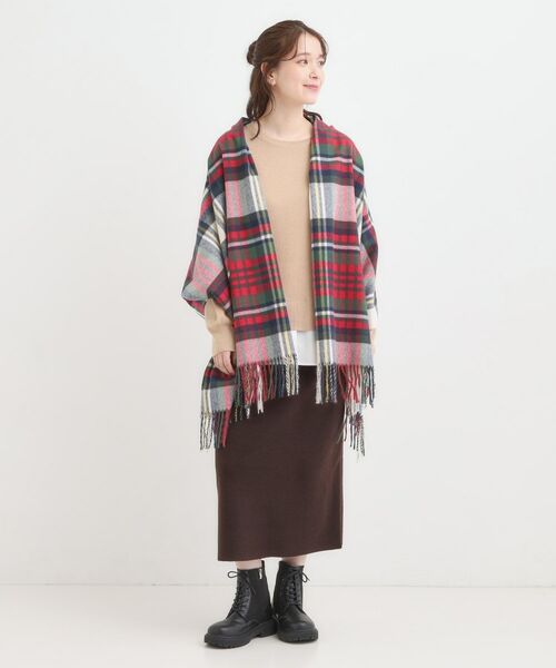 SHOO・LA・RUE / シューラルー マフラー・ショール・スヌード・ストール | 柄アソートチェックストール | 詳細5