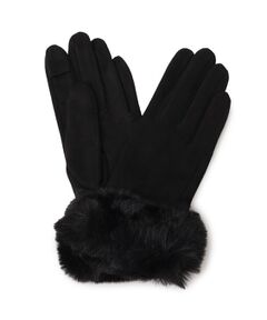 SHOO・LA・RUE / シューラルー 手袋 | 手首フェイクファー五指グローブ