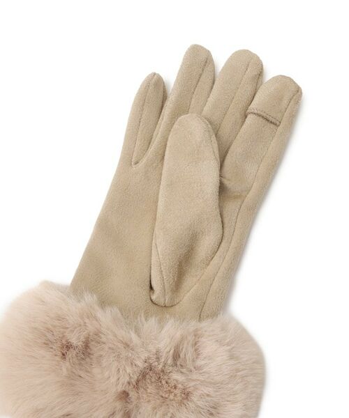 SHOO・LA・RUE / シューラルー 手袋 | 手首フェイクファー五指グローブ | 詳細2