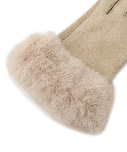 SHOO・LA・RUE / シューラルー 手袋 | 手首フェイクファー五指グローブ | 詳細4