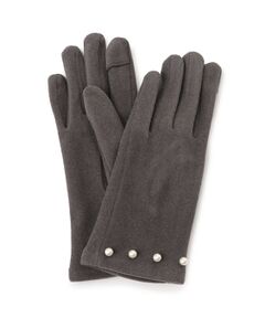 SHOO・LA・RUE / シューラルー 手袋 | フェイクパール5指グローブ