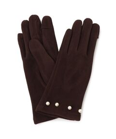 SHOO・LA・RUE / シューラルー 手袋 | フェイクパール5指グローブ