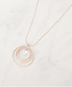 SHOO・LA・RUE / シューラルー ネックレス・ペンダント・チョーカー | ビッグゆれるダイヤ調パーツスライダーネックレス